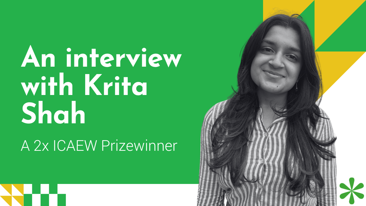 Krita Shah ICAEW prizewinner