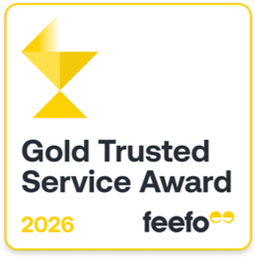 Feefo Gold Service award 2026