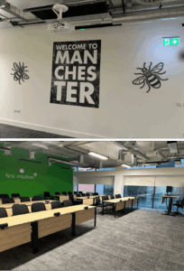 Room hire in the new Manchester office