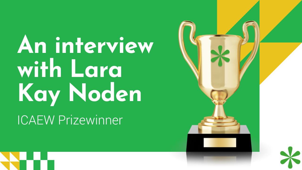 Lara Kay Noden ICAEW Prizewinner