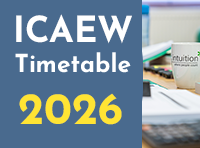 Image has text saying ICAEW Timetable 2026
